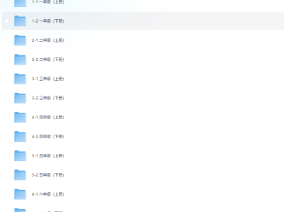 花钱买的1-6年级学习资料（很全，建议收藏）